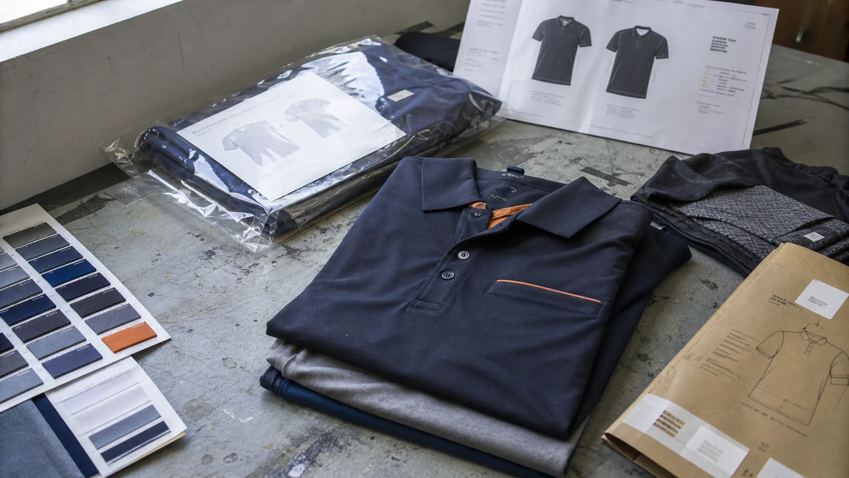 Custom Activewear Polo Embroidery for Corporate Wellness