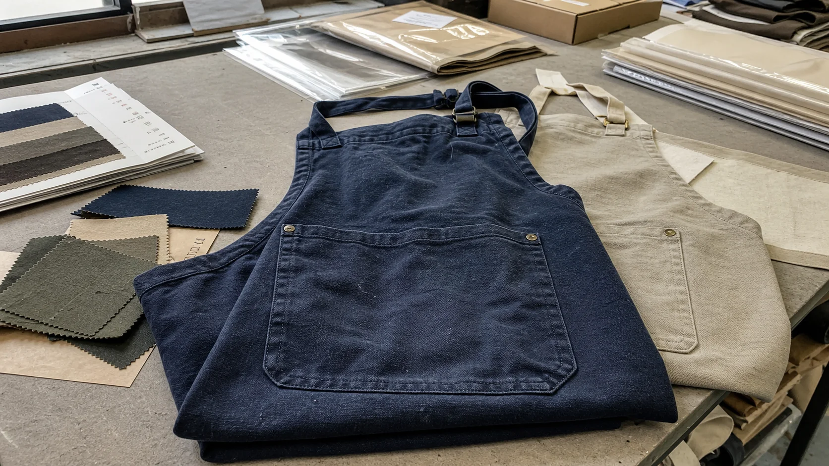 Custom Apron MOQ & Packaging Costs for Cafe Chains