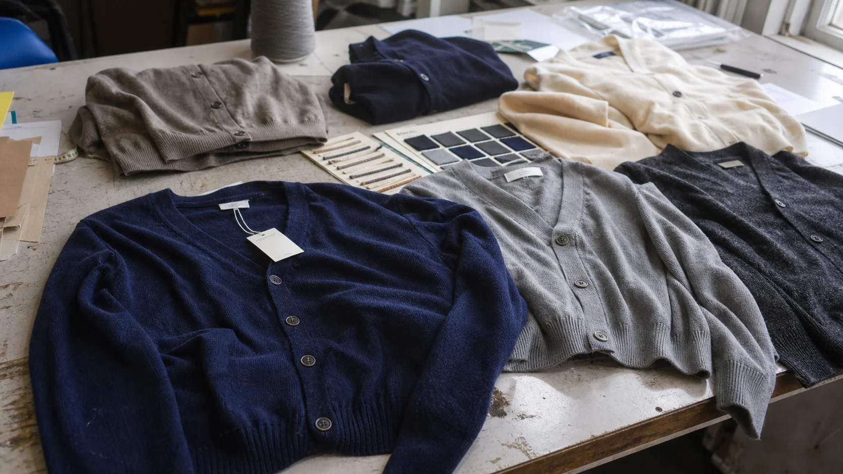 Custom Cardigans With Fit Samples for Knitwear Brands
