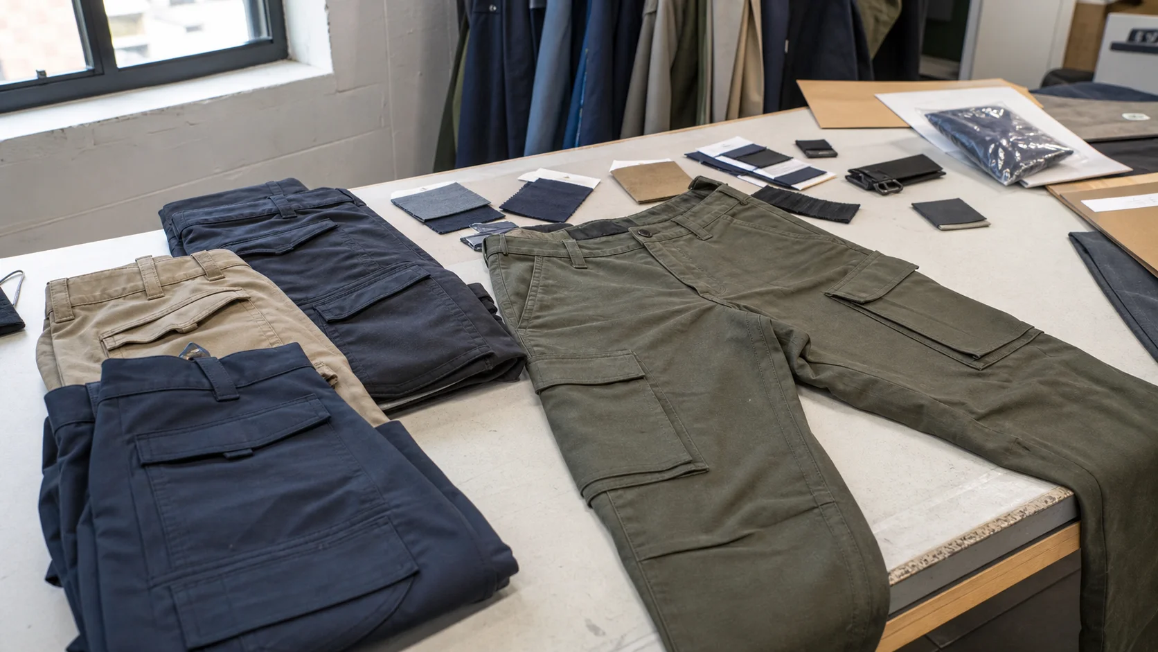Custom Cargo Pants Fit Samples for Security Uniforms