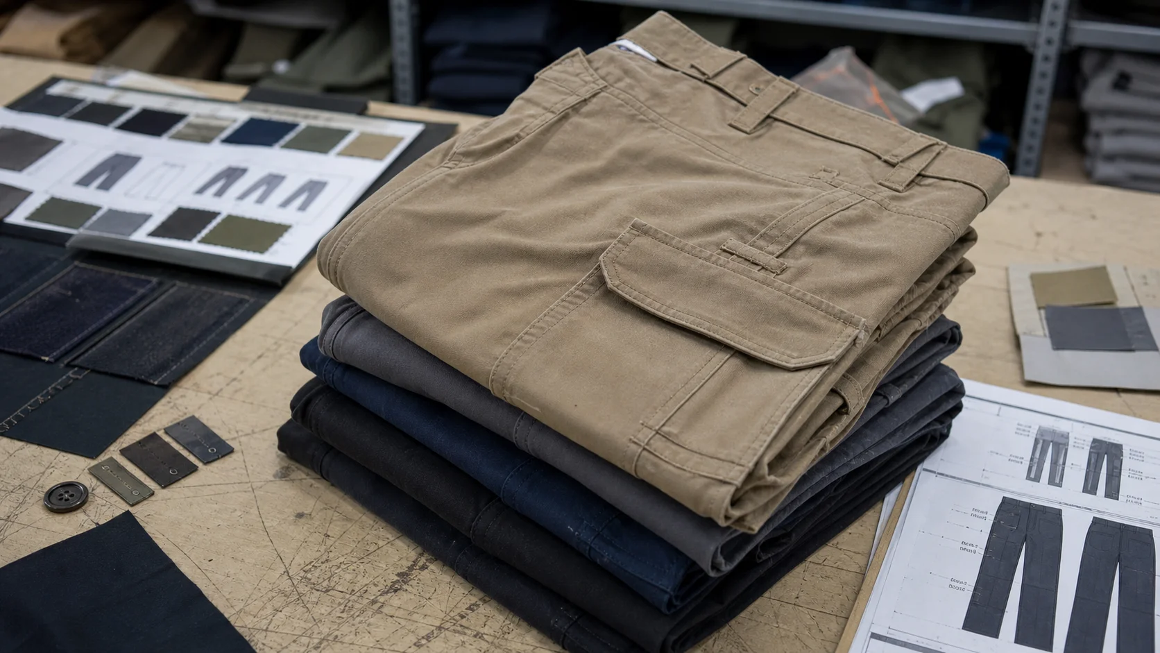 Custom Cargo Pants for Construction Teams: Size Grading