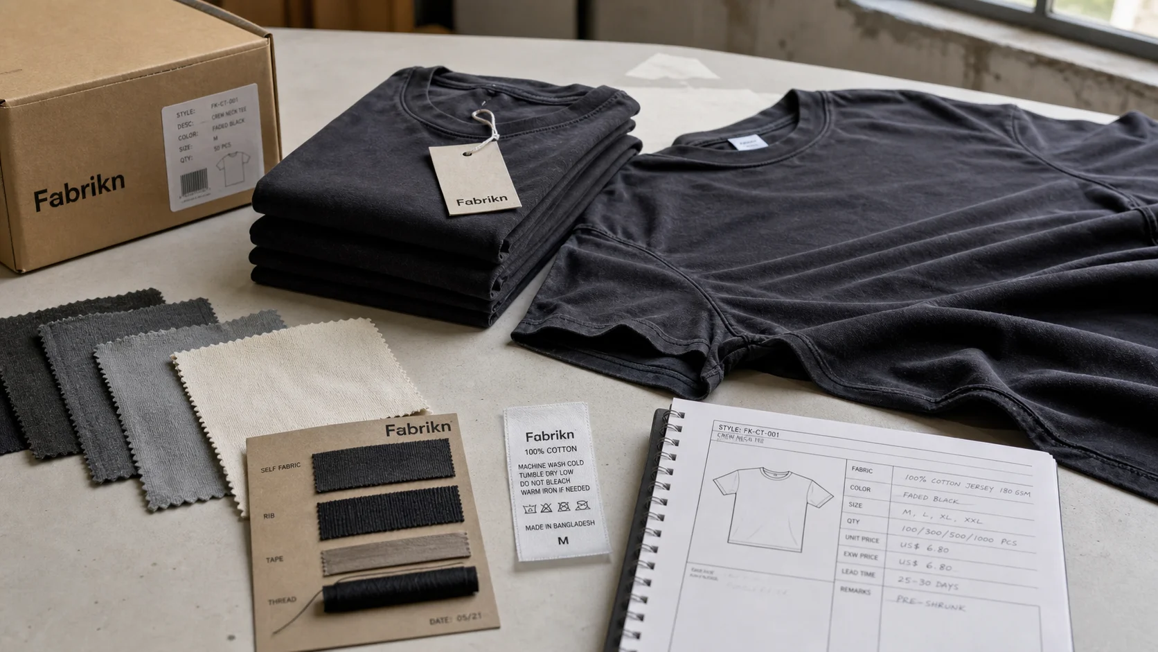 Custom Crew Tee Production Quotes for Brand Merch