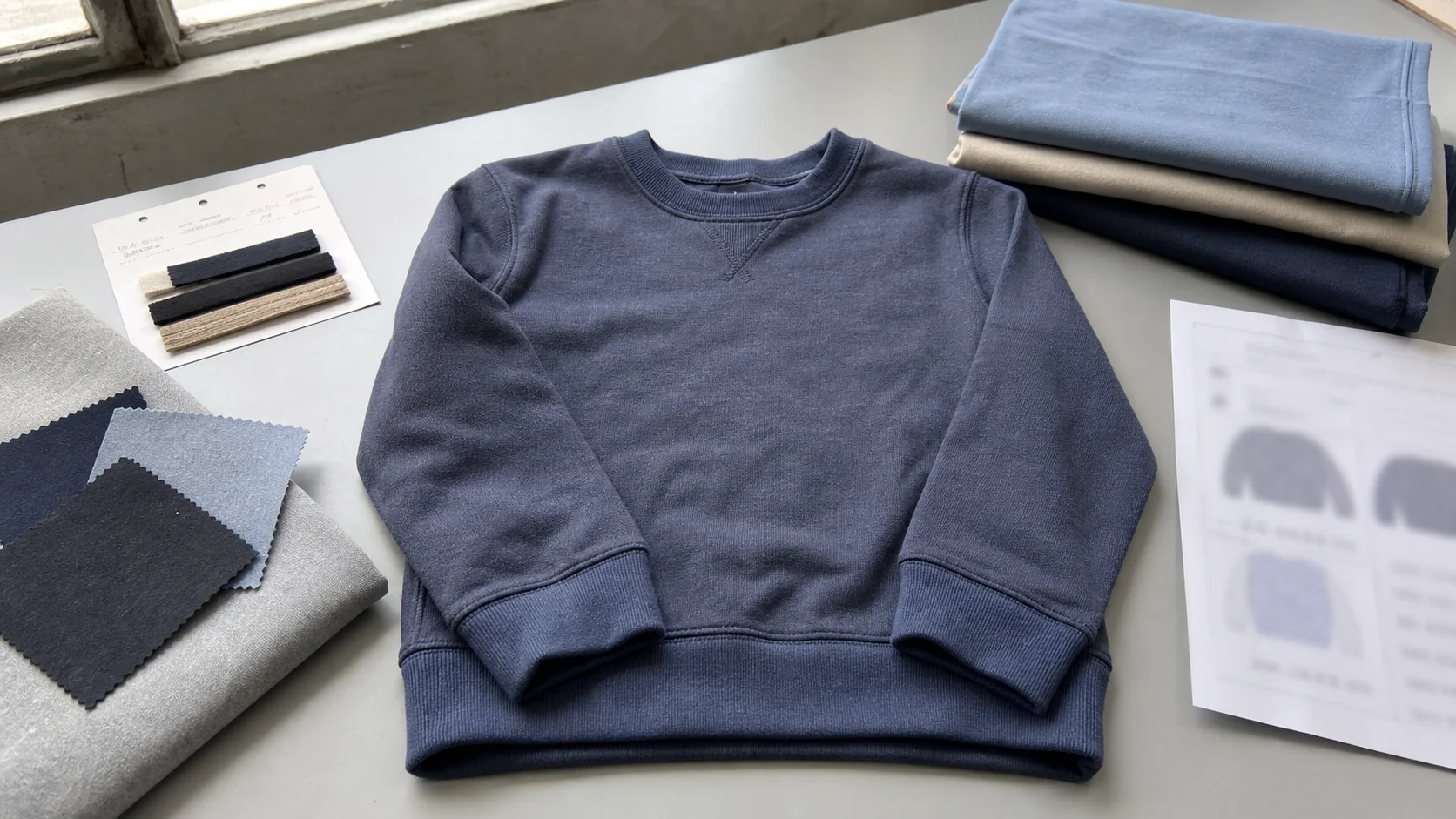 Custom Crewneck Sweatshirts for Kids: Fabric Test Plan