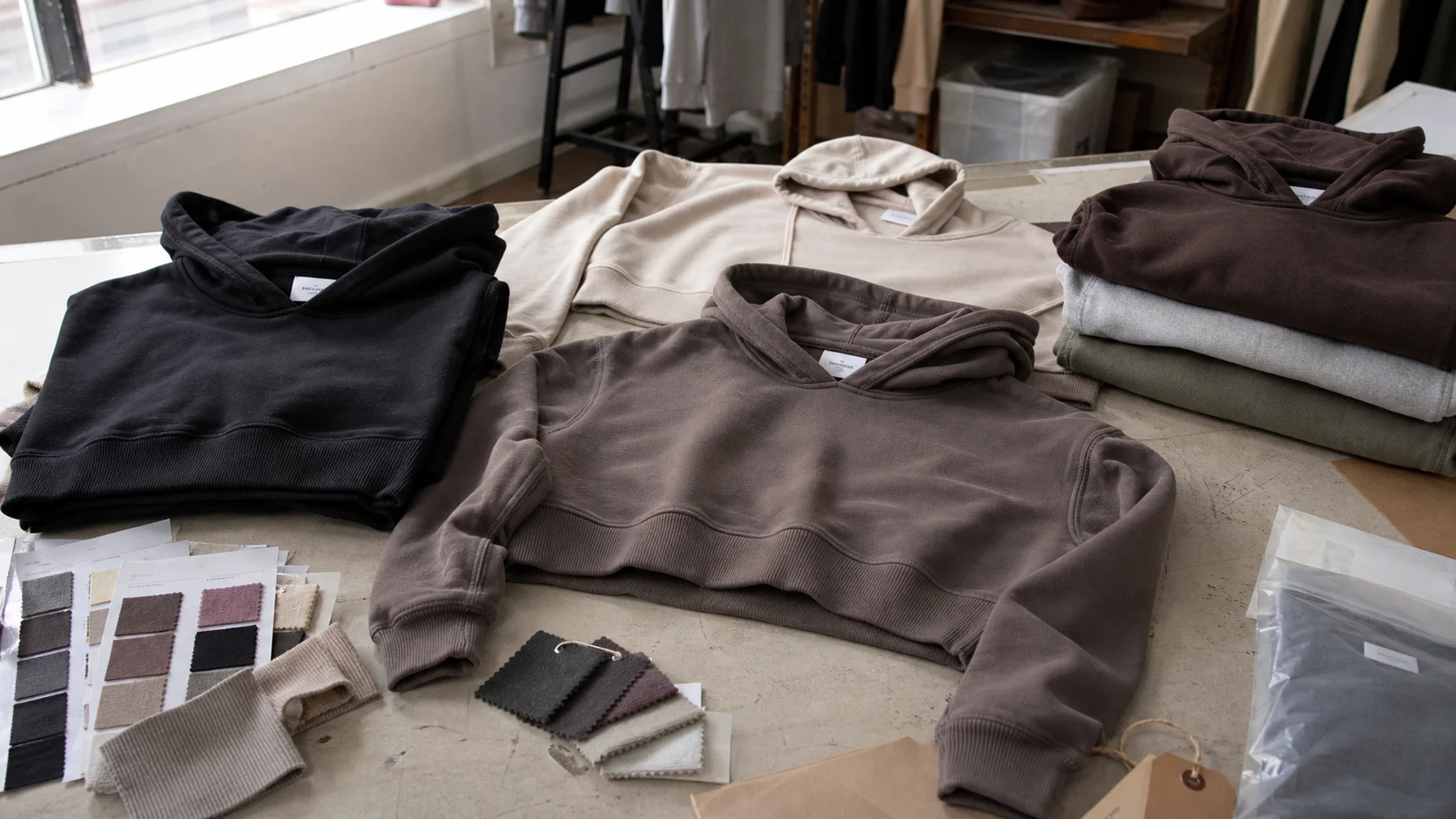 Custom Cropped Hoodies for Boutique Wholesalers