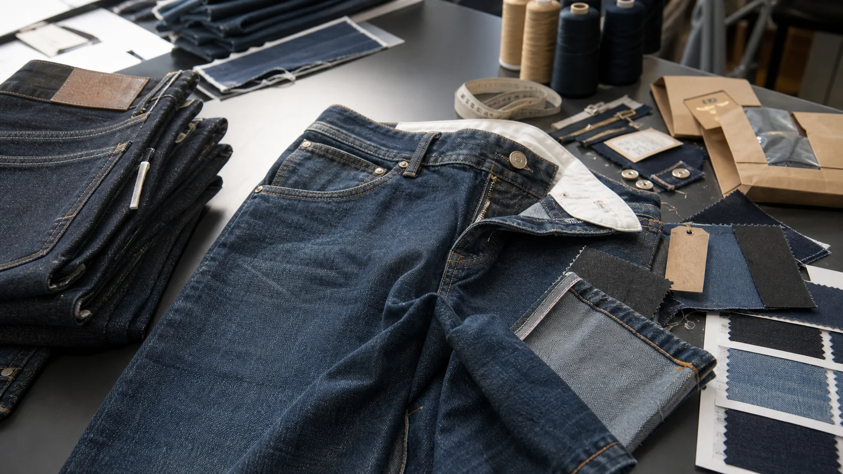 Custom Denim Jeans Trim Costs for Apparel Startups