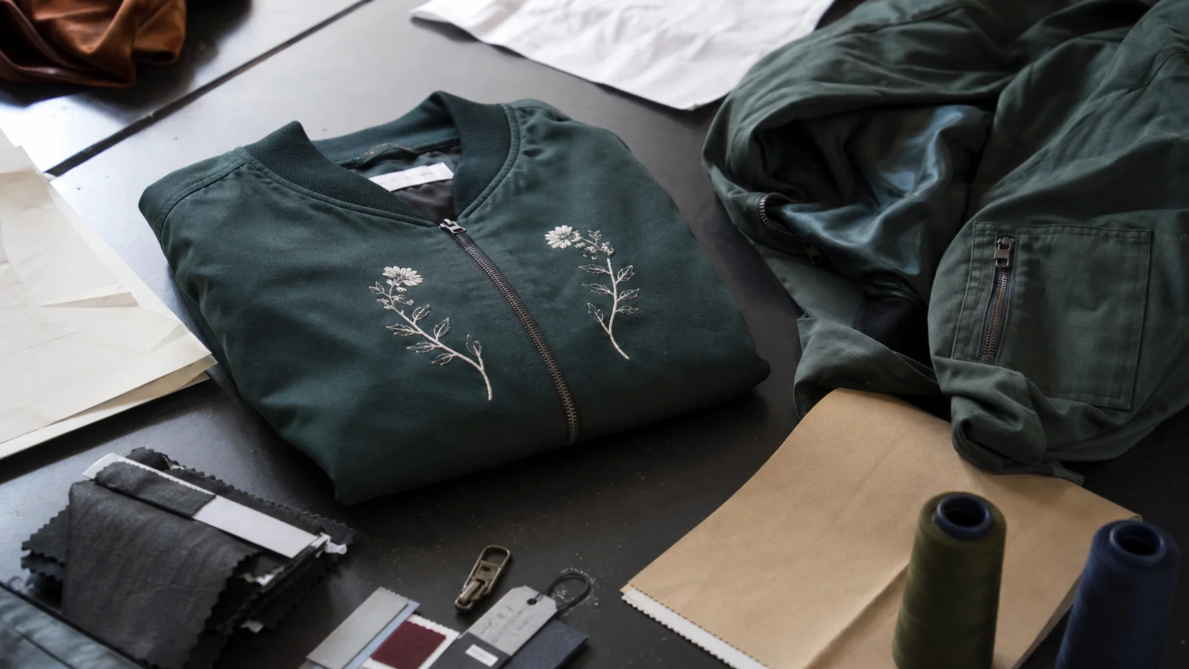 Custom Embroidered Bomber Jackets for Startup Brands