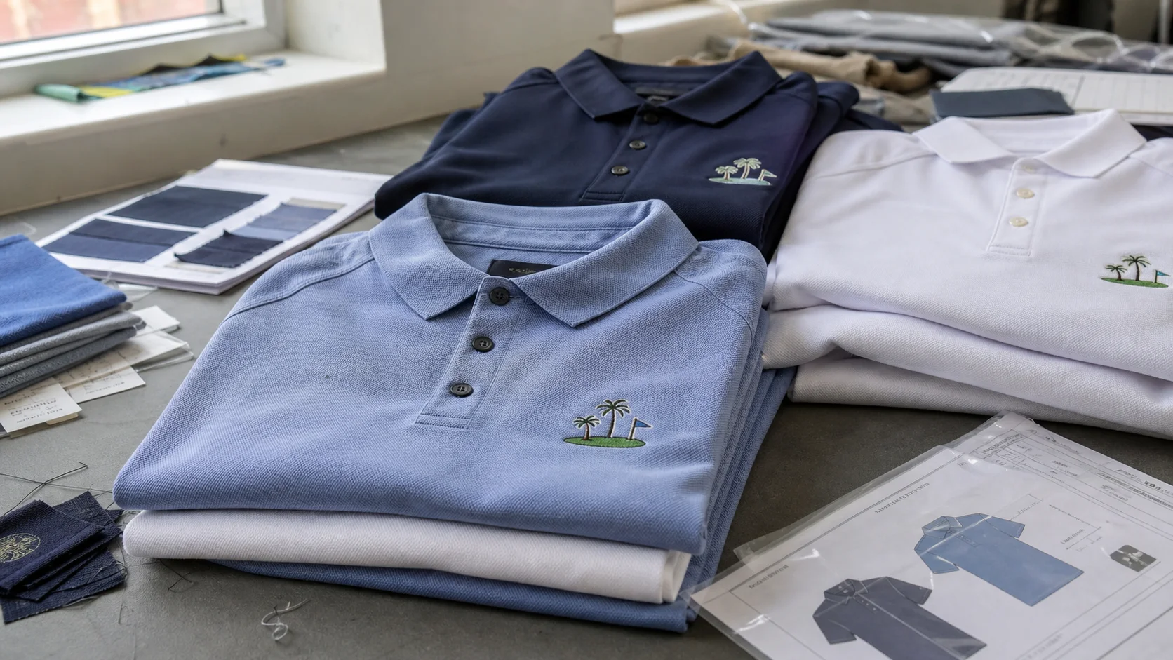 Custom Embroidered Polos for Golf Resort Staff