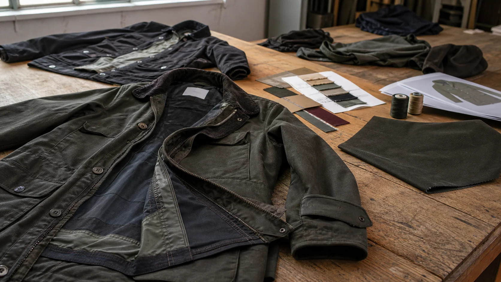 Custom Field Coats With Trim for Corporate Buyers