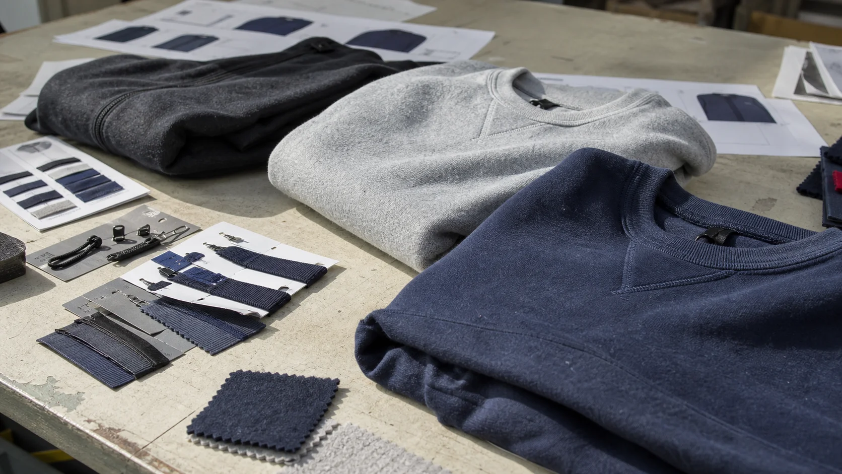 Custom Fleece Sweatshirt Trim Sourcing for Logistics Buyers