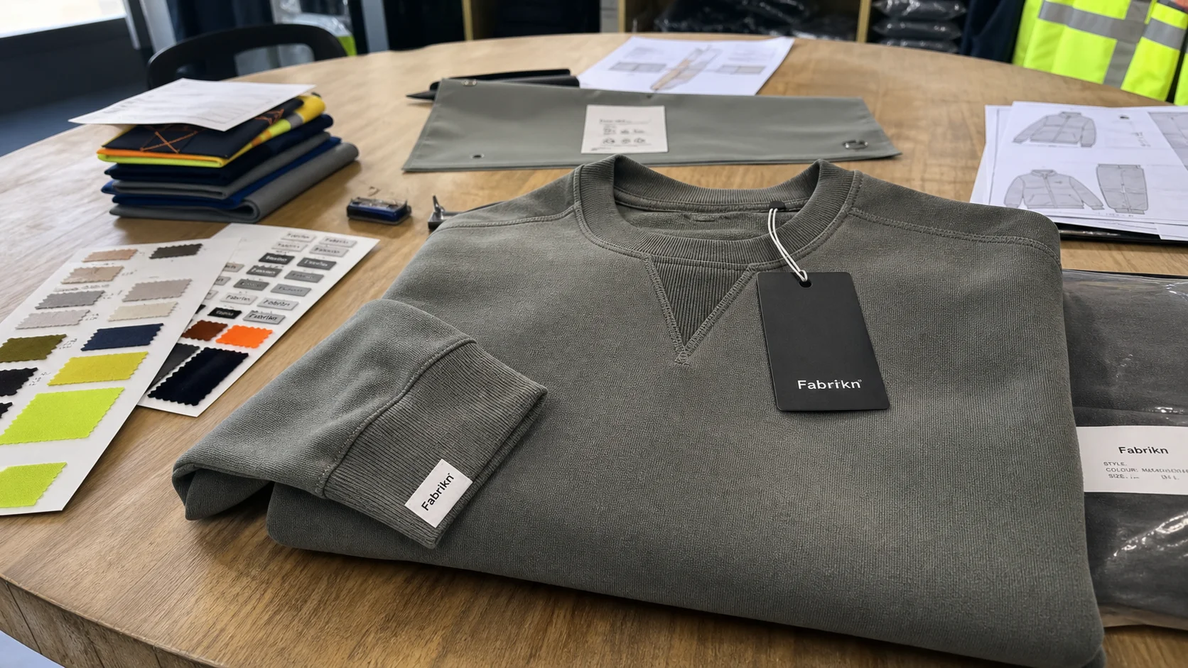 Custom Fleece Sweatshirts for Construction Crews
