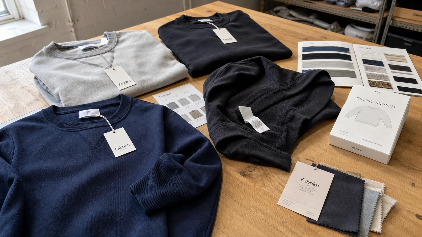 Custom Fleece Sweatshirts for Event Merch Buyers