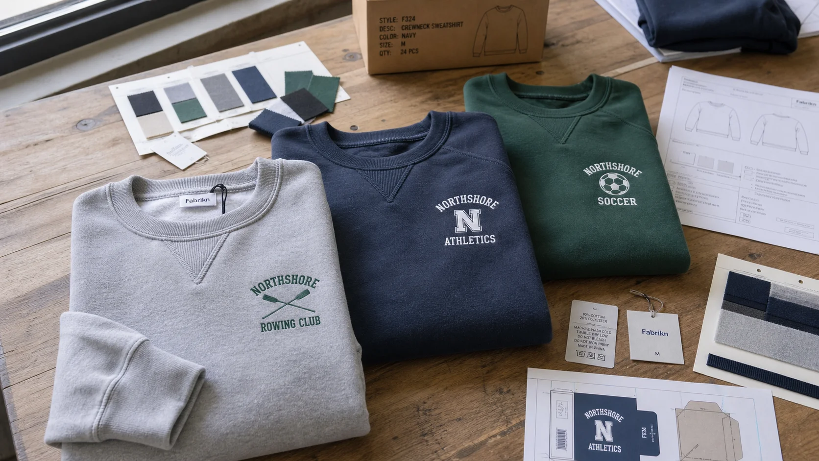 Custom Fleece Sweatshirts for Team Club Orders