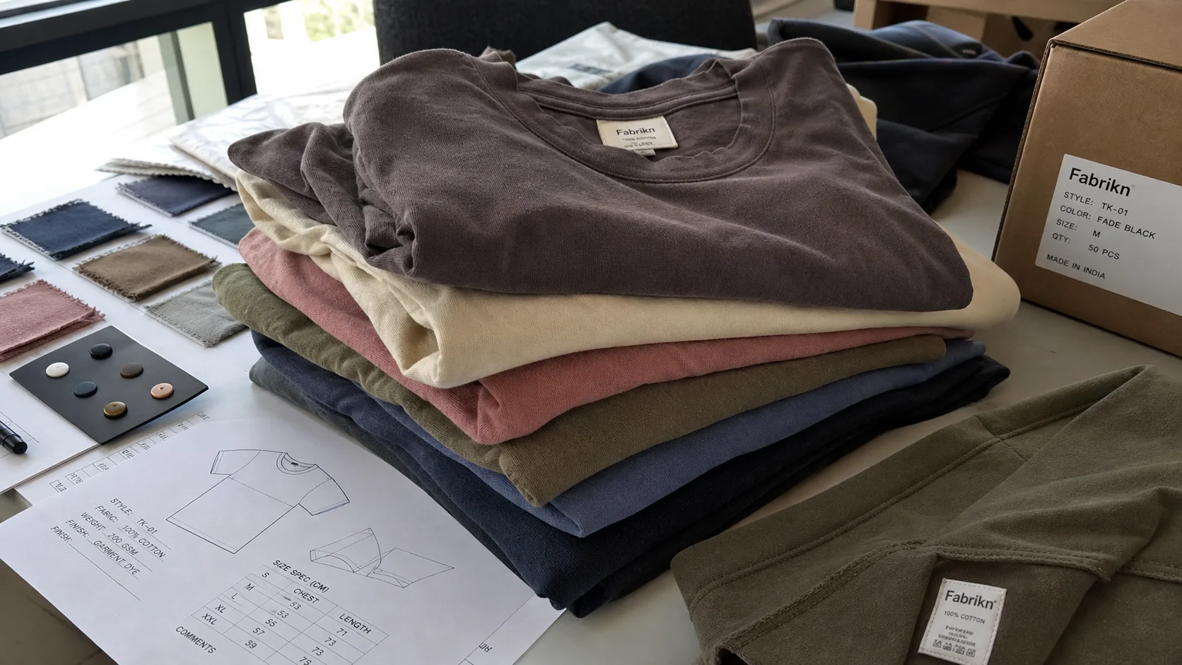 Custom Garment-Dyed Tees: Startup MOQ Planning