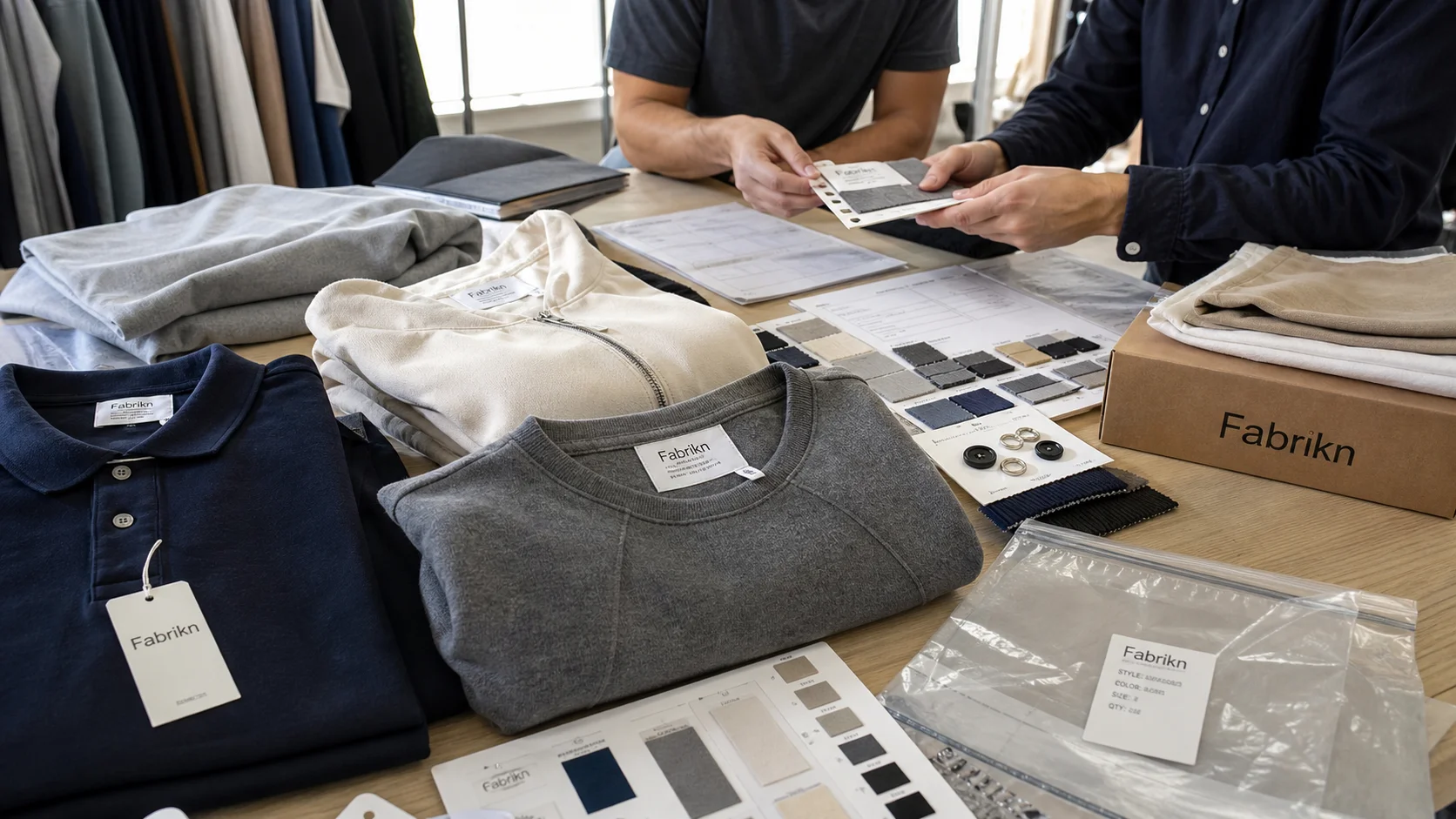 Branded Apparel Packaging Sticker Sheets