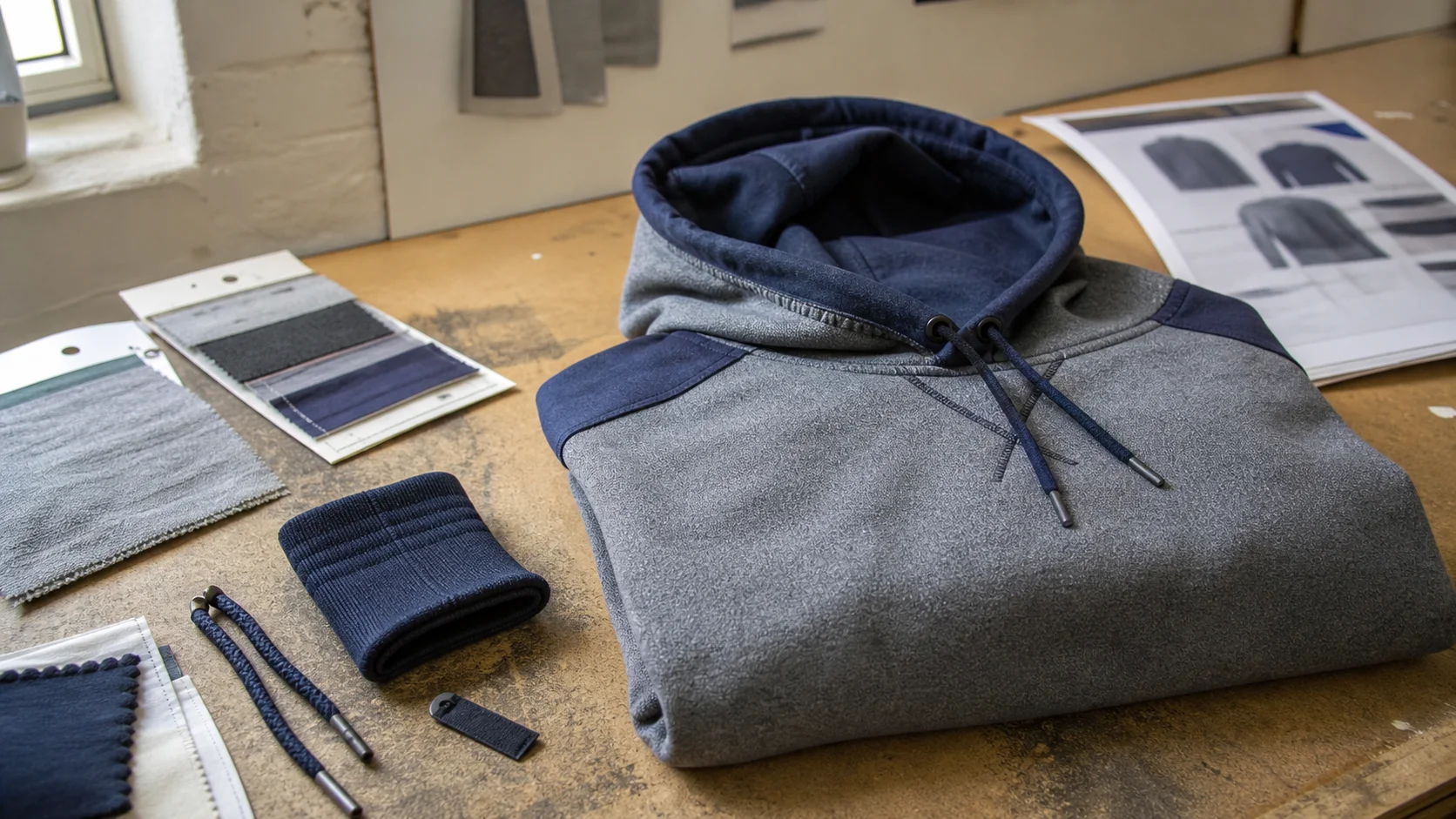 Custom Hoodie Trim Approval for Team Buyers