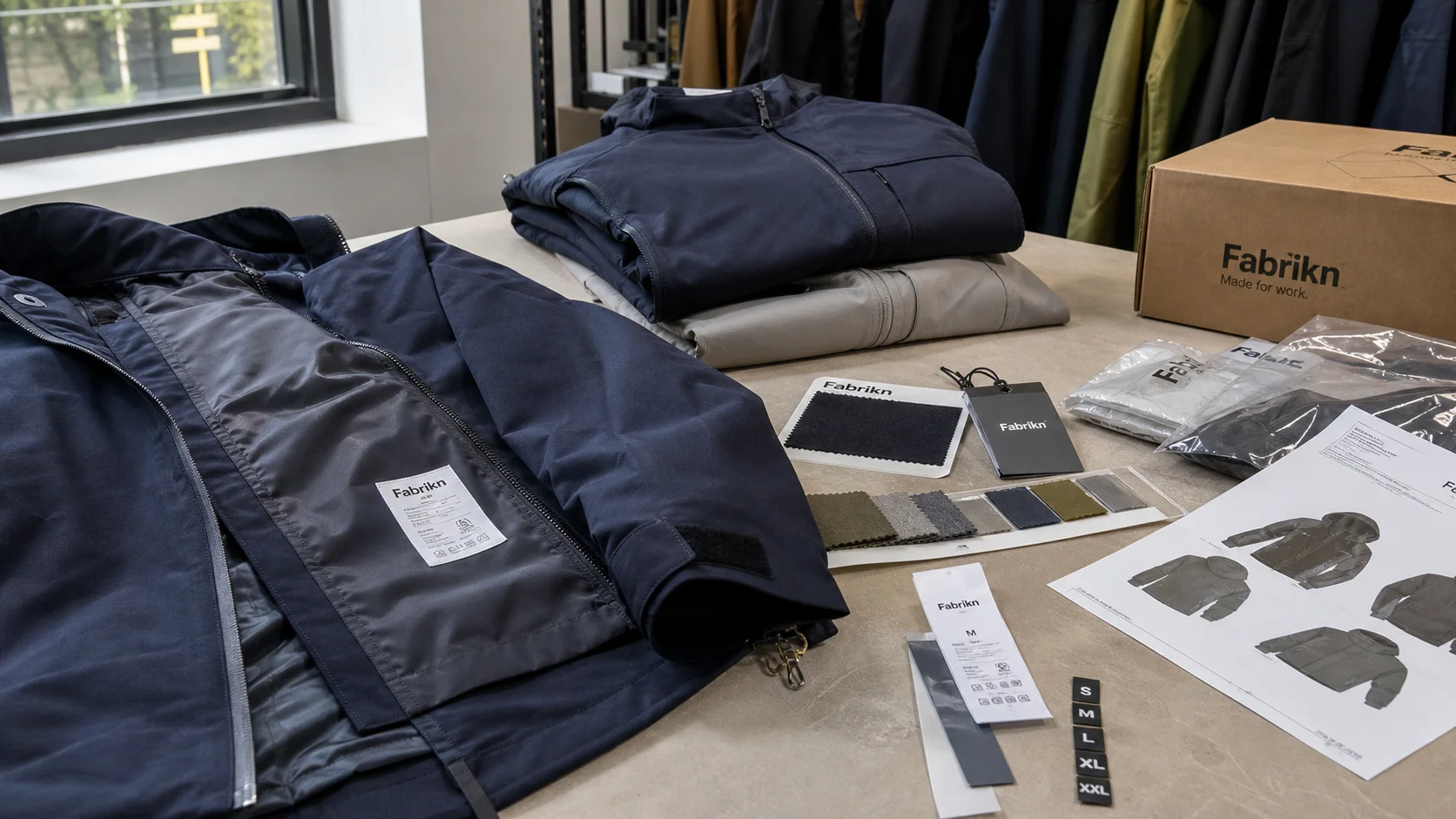 Bulk Trimmed Uniform Jackets for Distributor Sourcing
