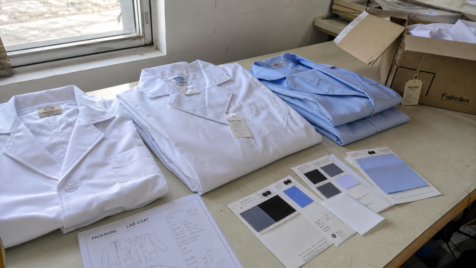 Custom Lab Coats for Corporate Uniform Buyers