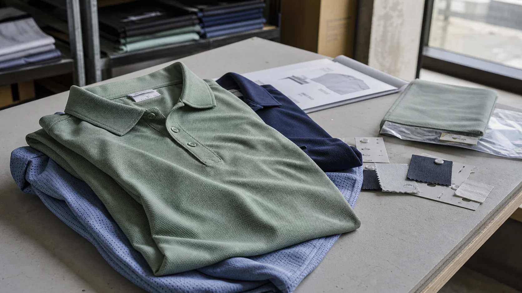 Custom Performance Polos for Golf Clubs Moisture Test