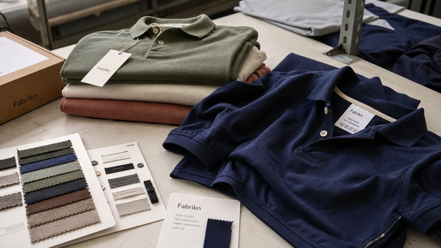 Custom Polos for Boutique Retail Buyers