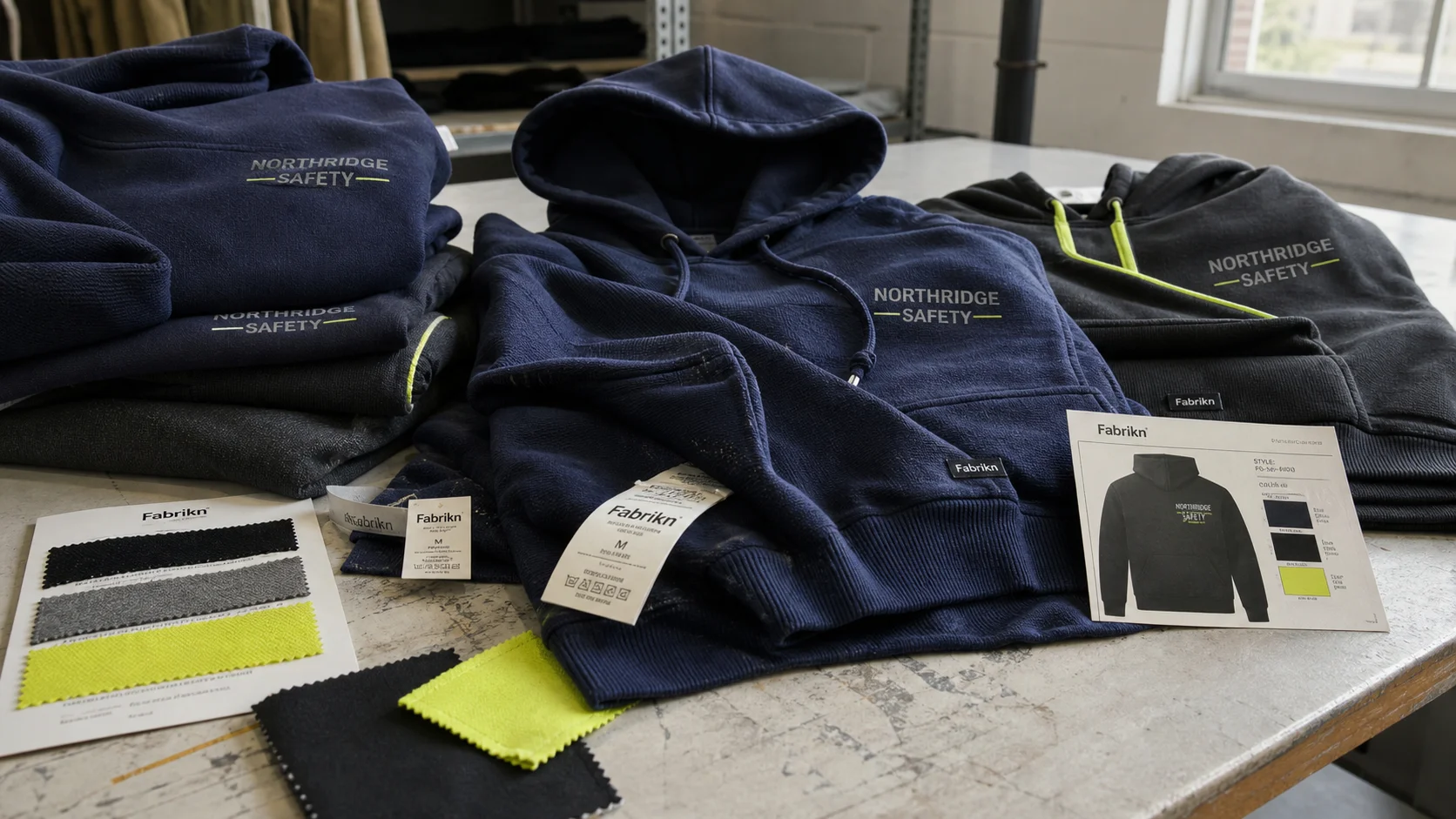 Buy Custom Pullover Hoodies for Construction Safety Teams
