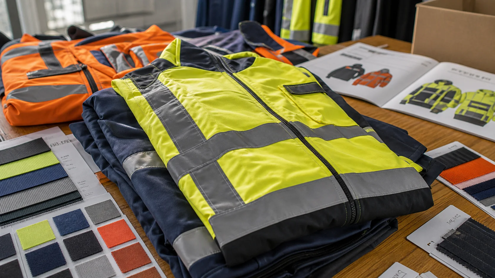 Custom Reflective Work Jackets for Logistics Teams