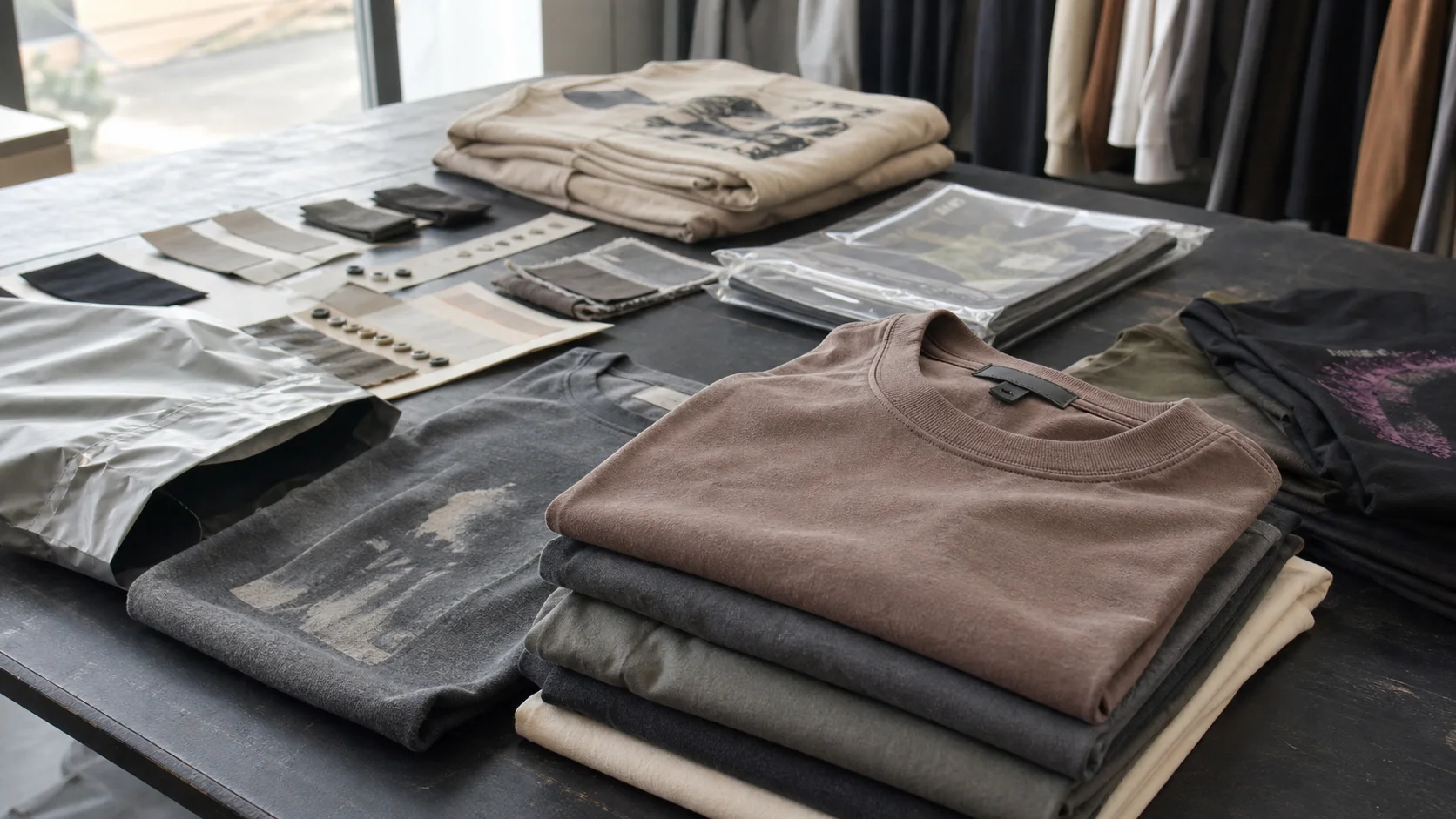 Custom Relaxed Fit Heat Transfer Tees for Startups