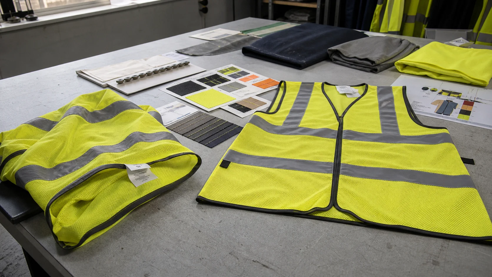 Custom Safety Vests With Compliance Labels for Warehouses