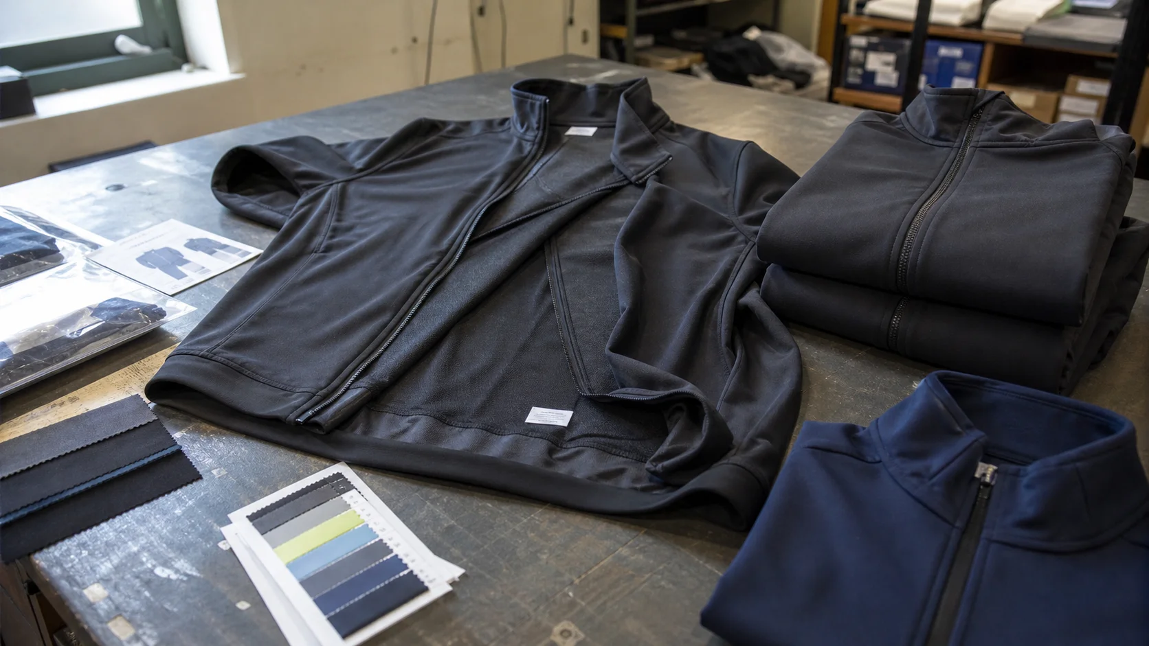 Custom Screen Printed Activewear Jackets for Gym Staff