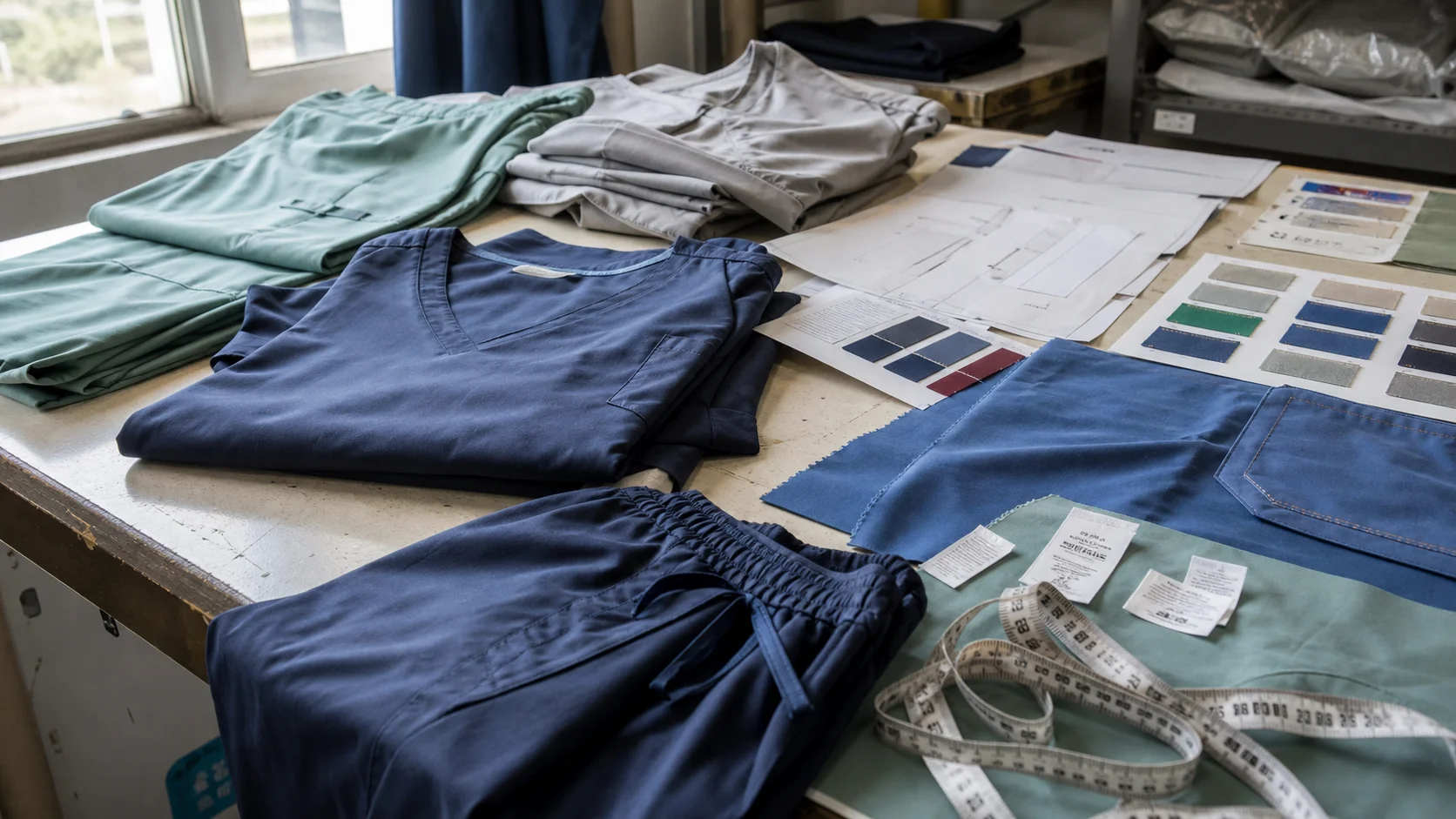 Custom Scrubs Size Grading for Clinic Procurement