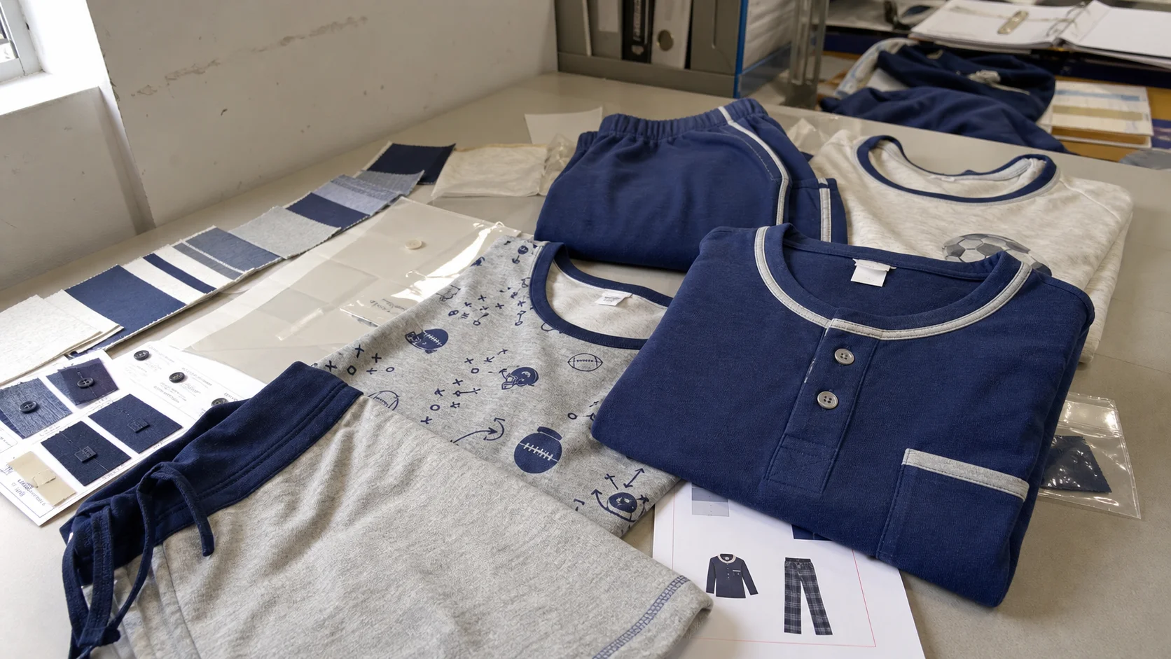 Custom Sleepwear for School Teams at Low MOQ