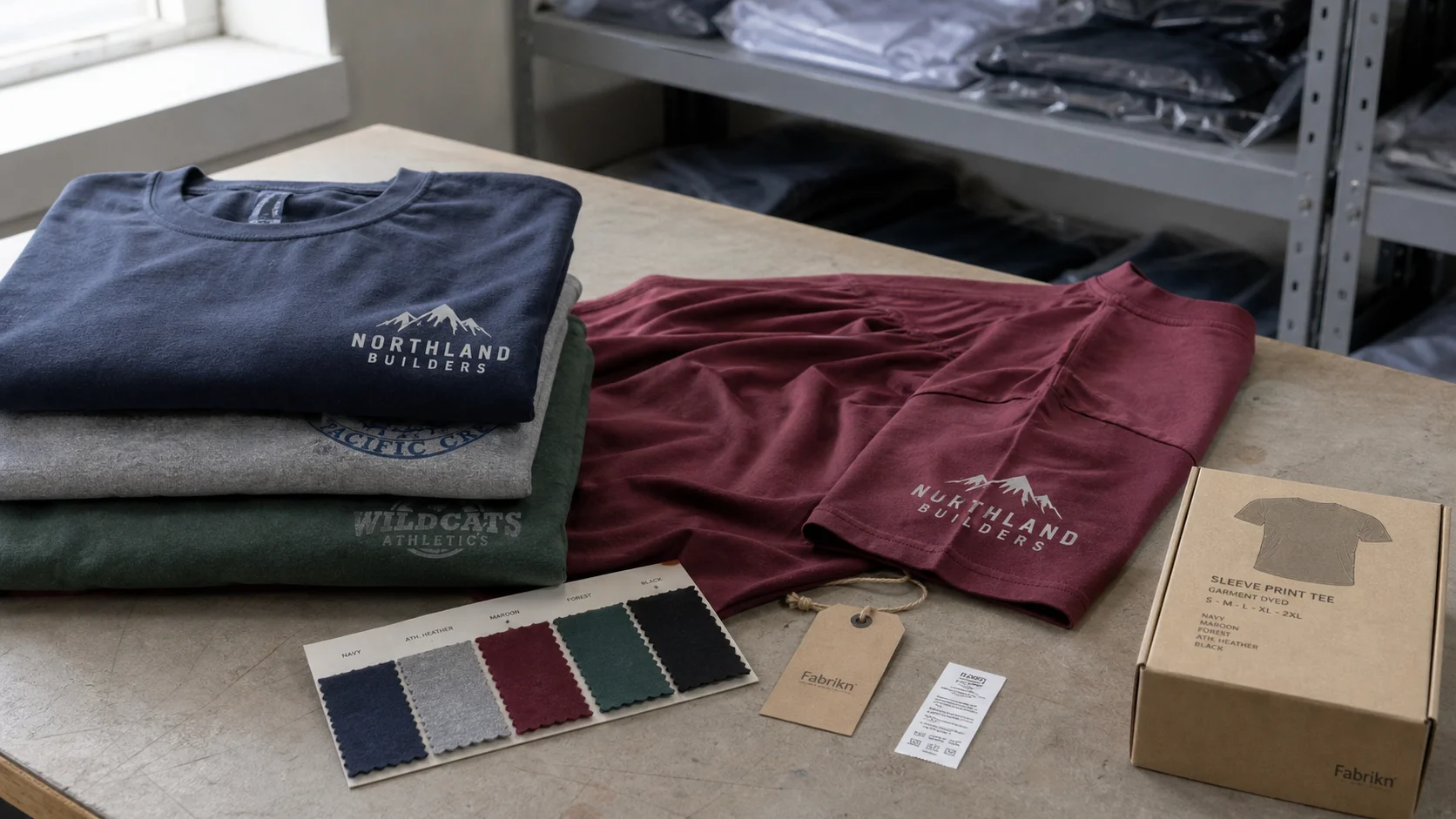 Custom Sleeve-Print T-Shirts for Team Apparel Orders