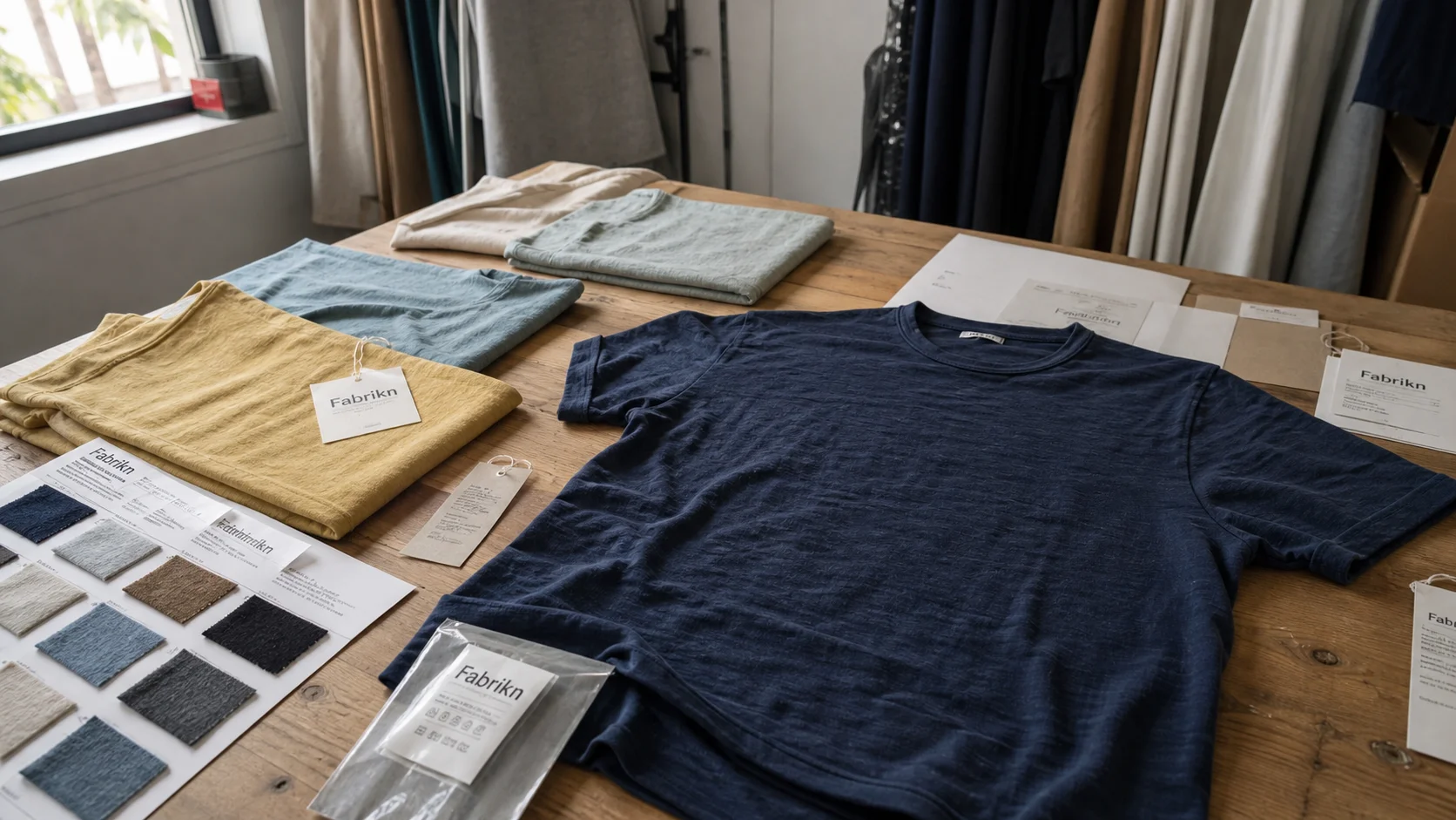 Custom Slub Cotton Tees for Startup Brands