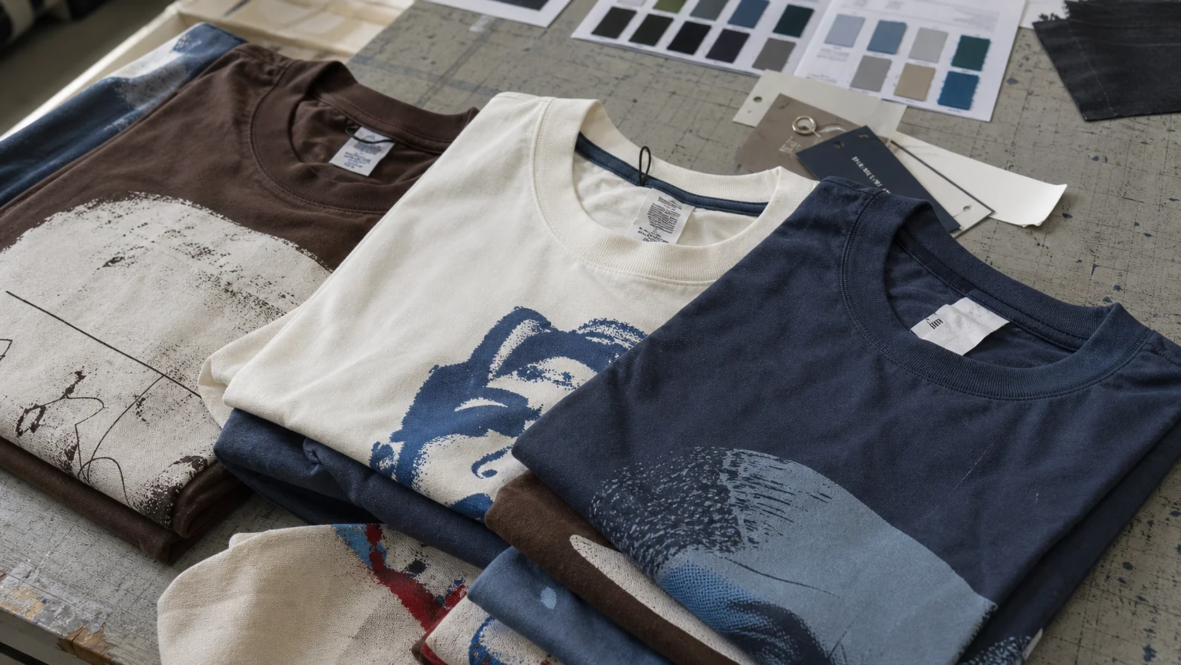 Custom T-shirts With Screen Printing For Warehouse