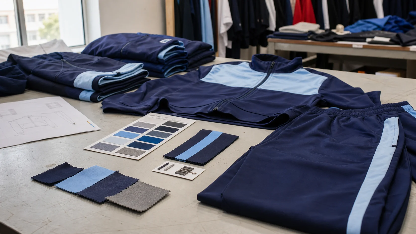 Custom Tracksuits With Lab Dips for Youth Sports Clubs