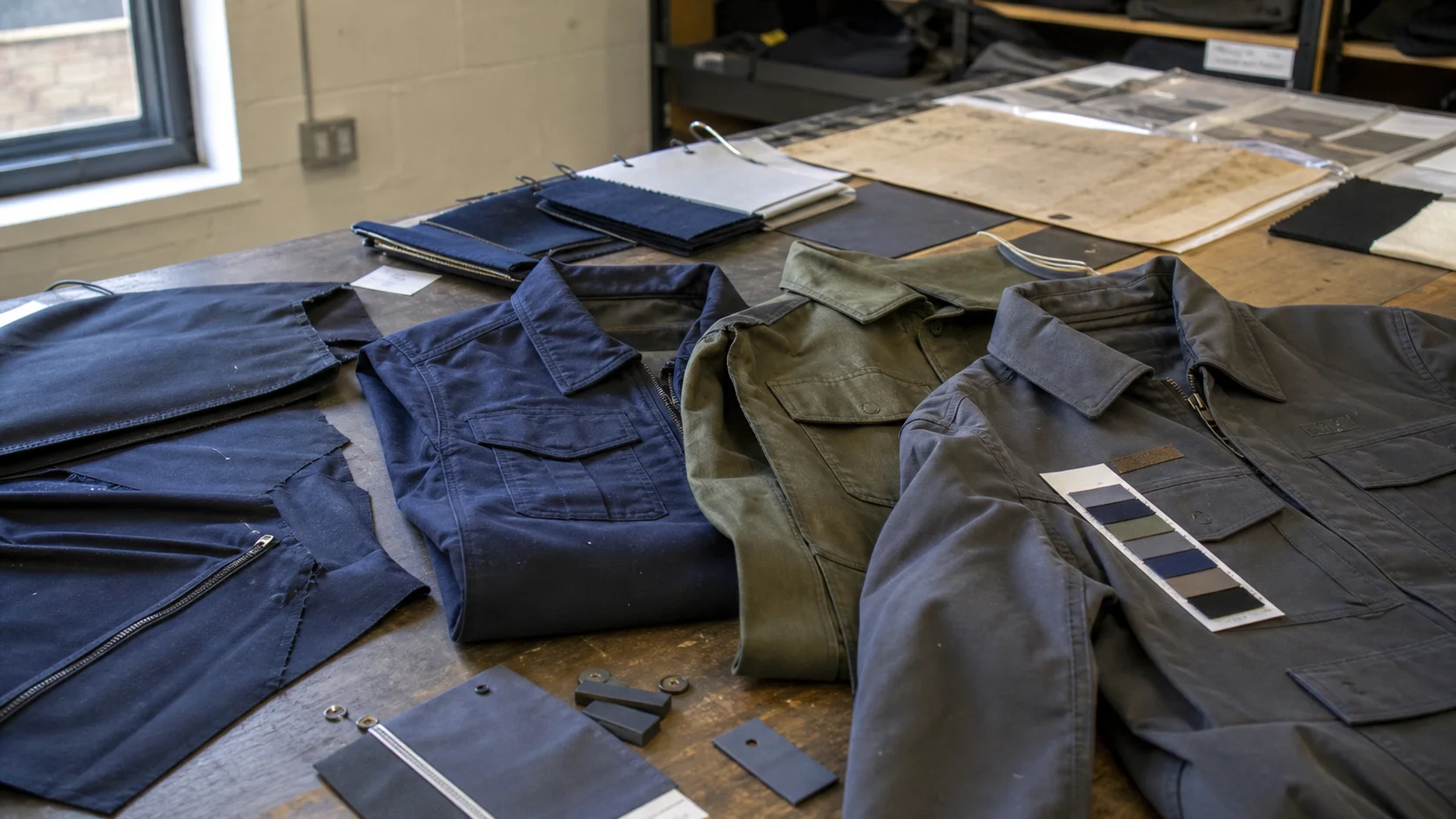 Custom Work Jackets with Fabric Testing to Order