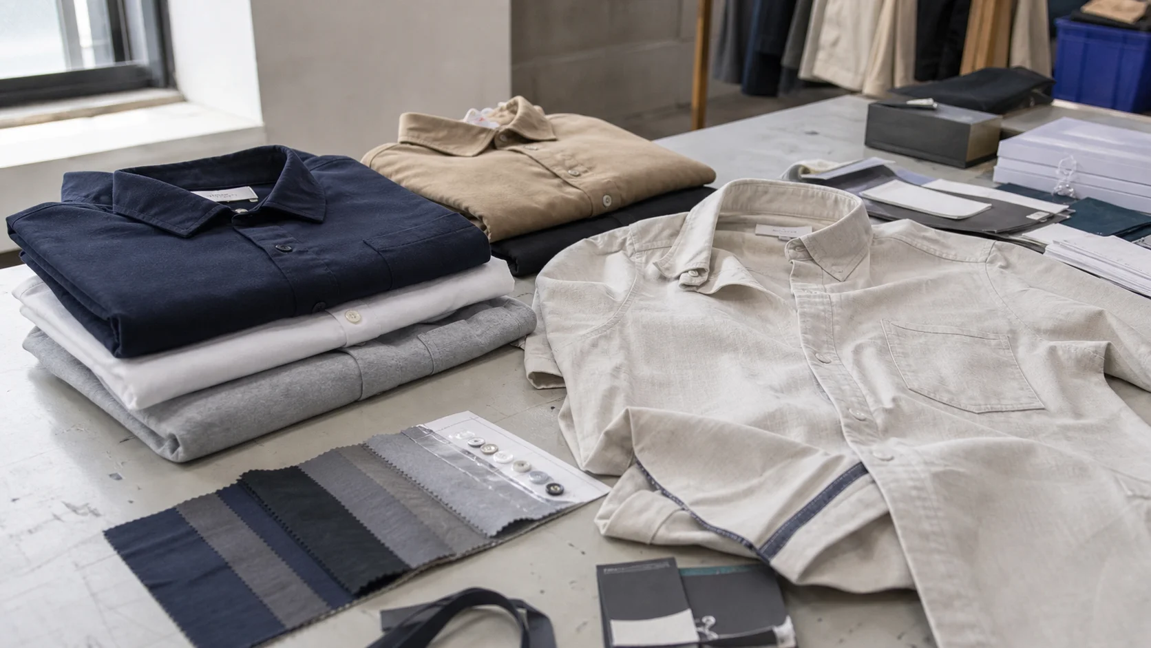 Custom Woven Shirts With Compliance Labels for Hospitality