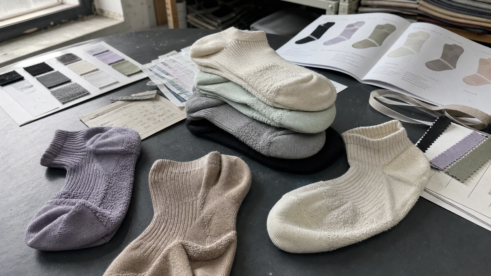 Custom Yoga Studio Socks for Private Label Orders