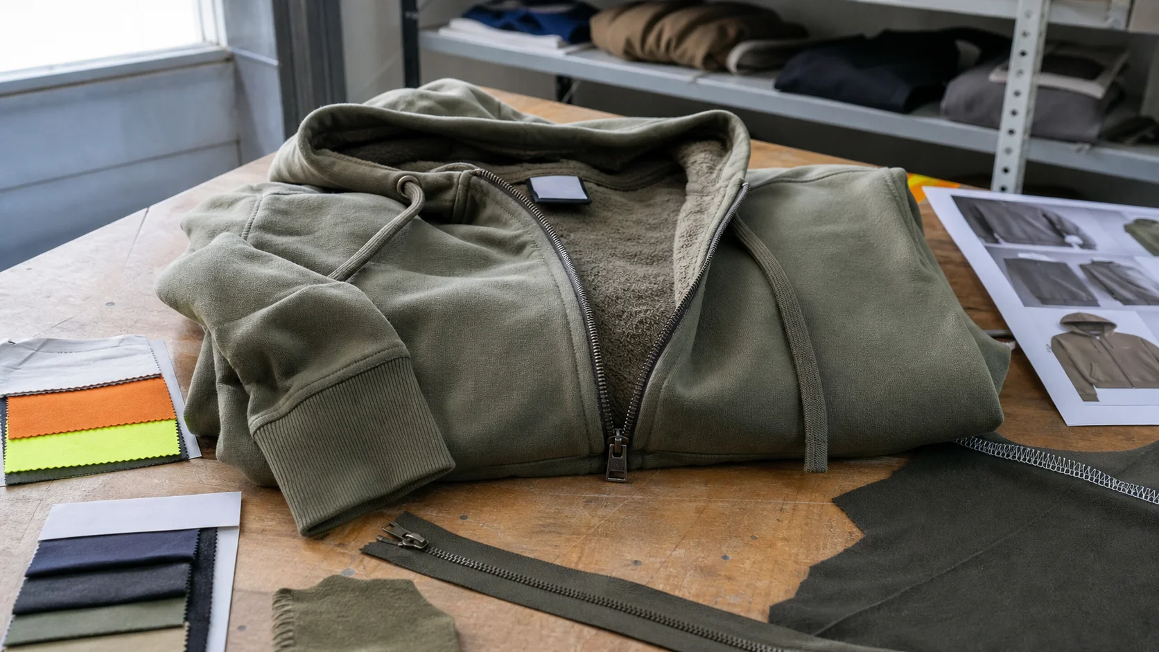 Custom Zip Hoodies: Fabric Testing for Warehouse Safety