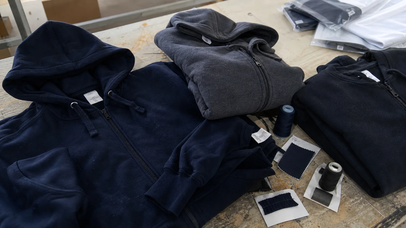 Custom Zip Hoodies for Security Staff Labeling