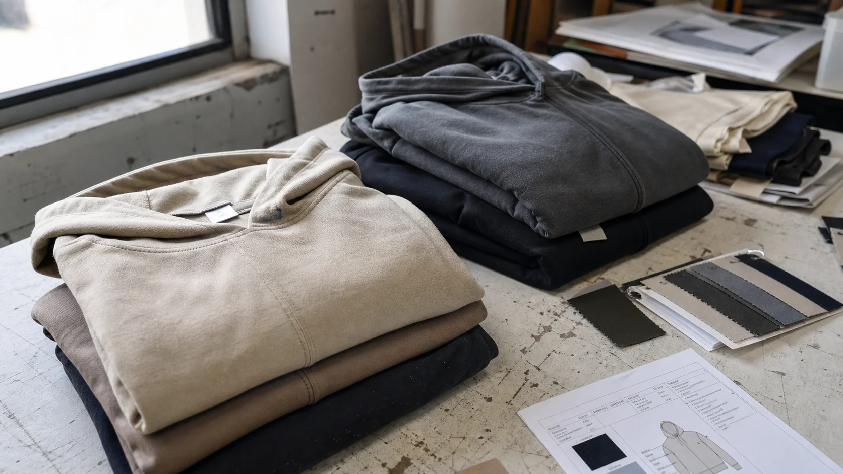 Cut and Sew Hoodie Wholesale for Fashion Labels