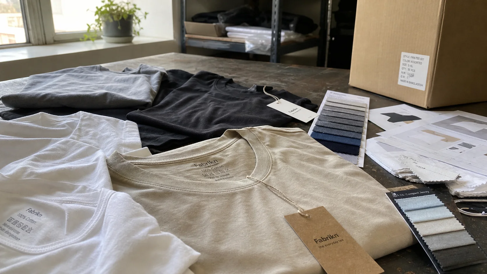 Cut and Sew T-Shirts for Retail Basics Buyers