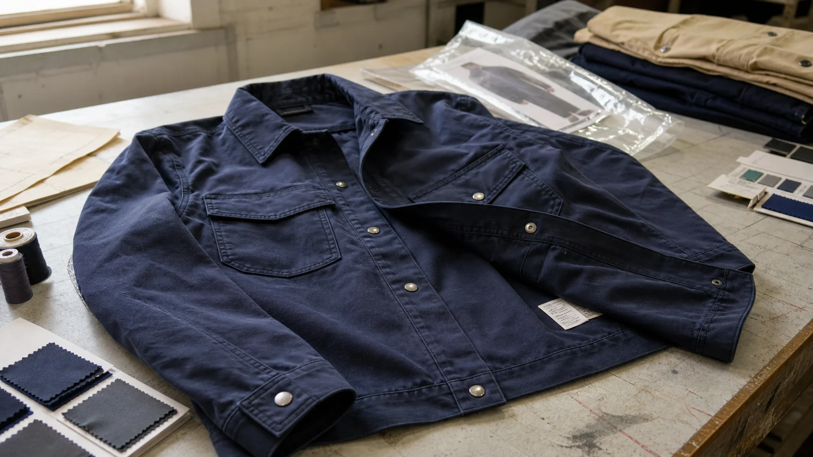 Cut and Sew Work Jackets for Industrial Uniform Orders