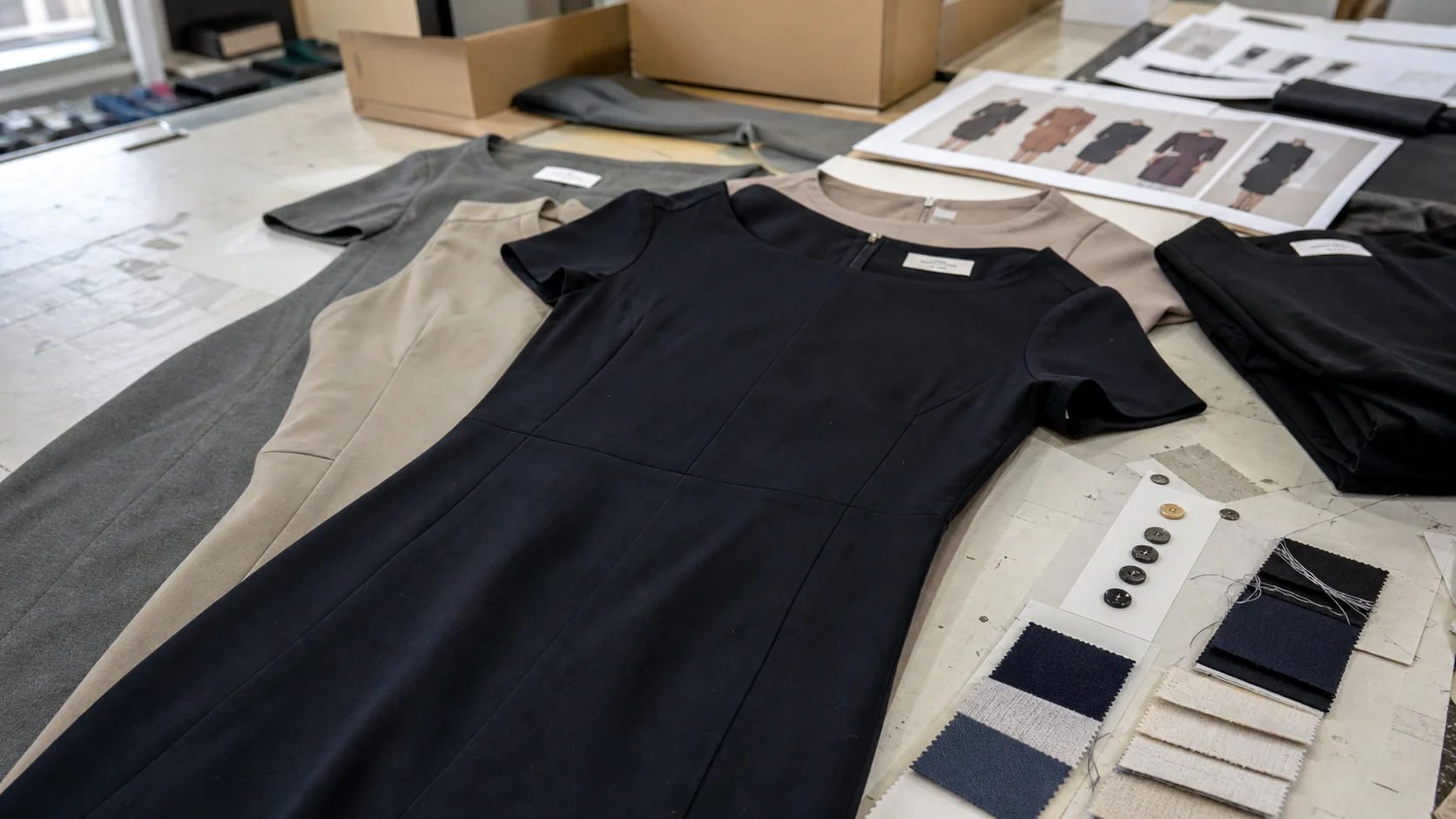 Dresses Pre-Production Samples for Franchise Staff