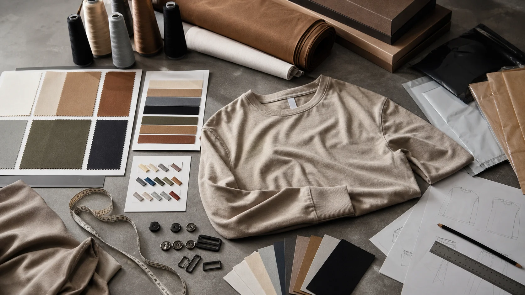 Sustainable Materials for Tshirts: Samples, Cost Lines,