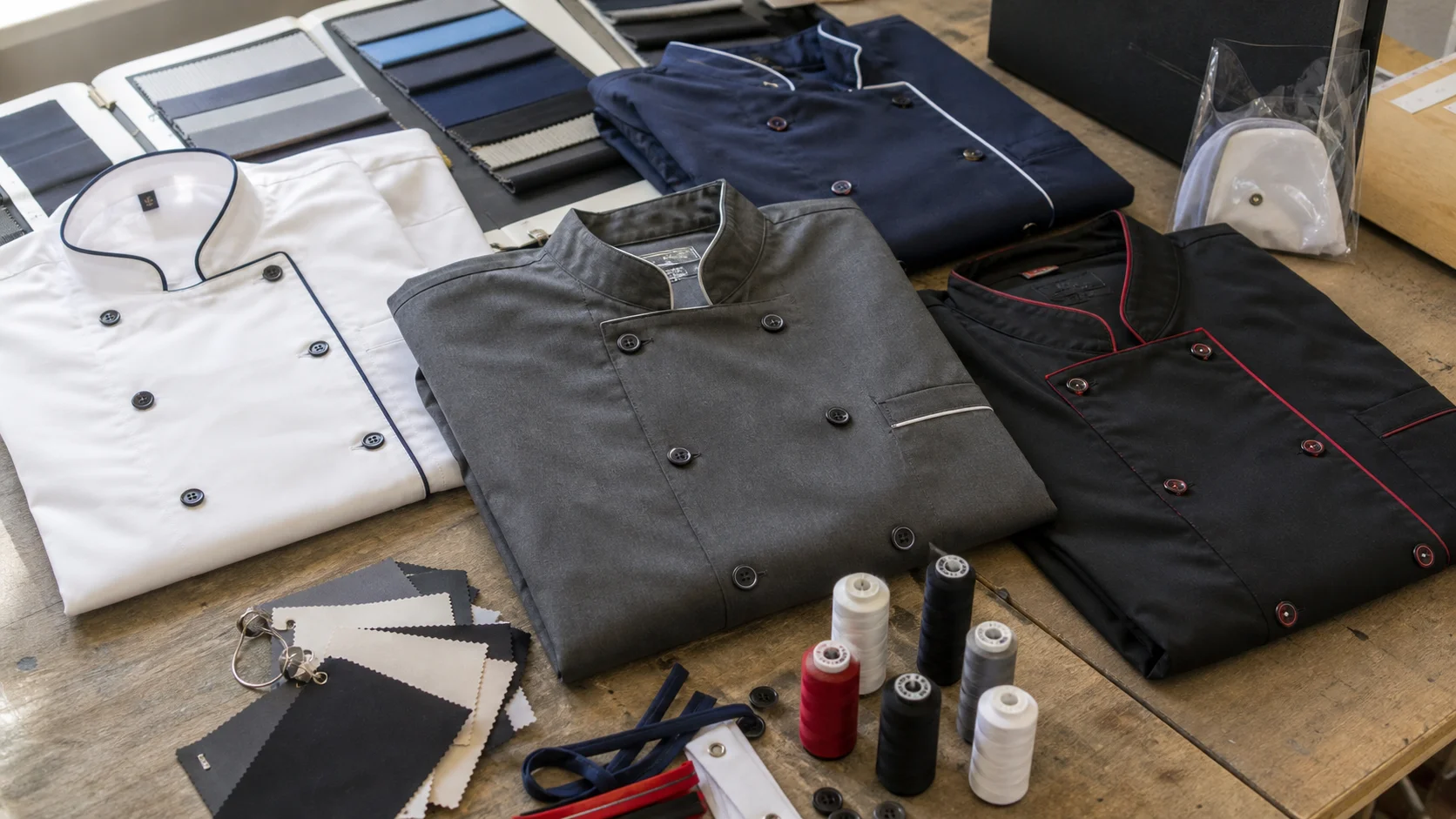 Embroidered Chef Coats for Wholesale Buyers