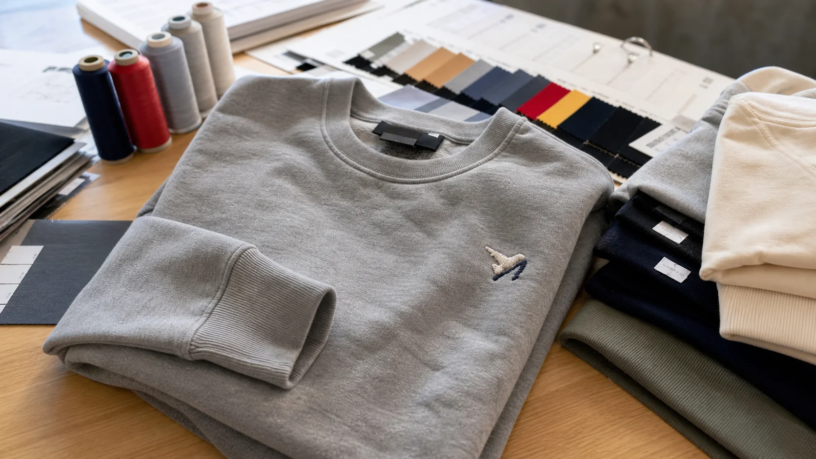 Embroidered Crewneck Tech Pack Cost for Gifting