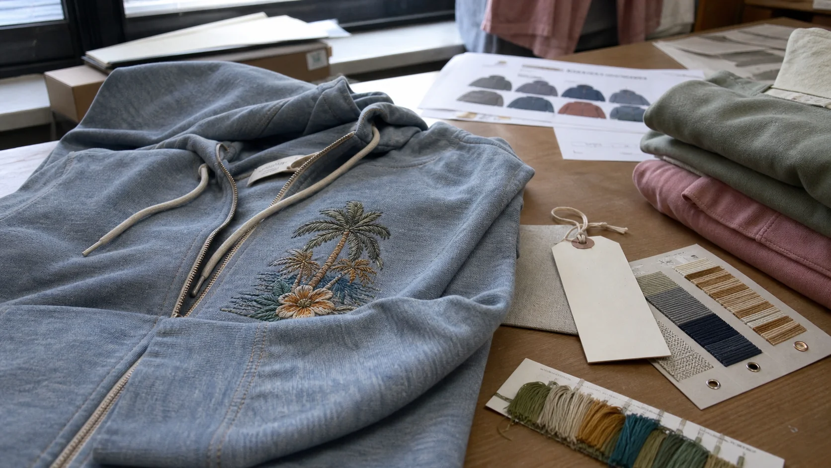 Embroidered Hoodies for Resort Gift Shops