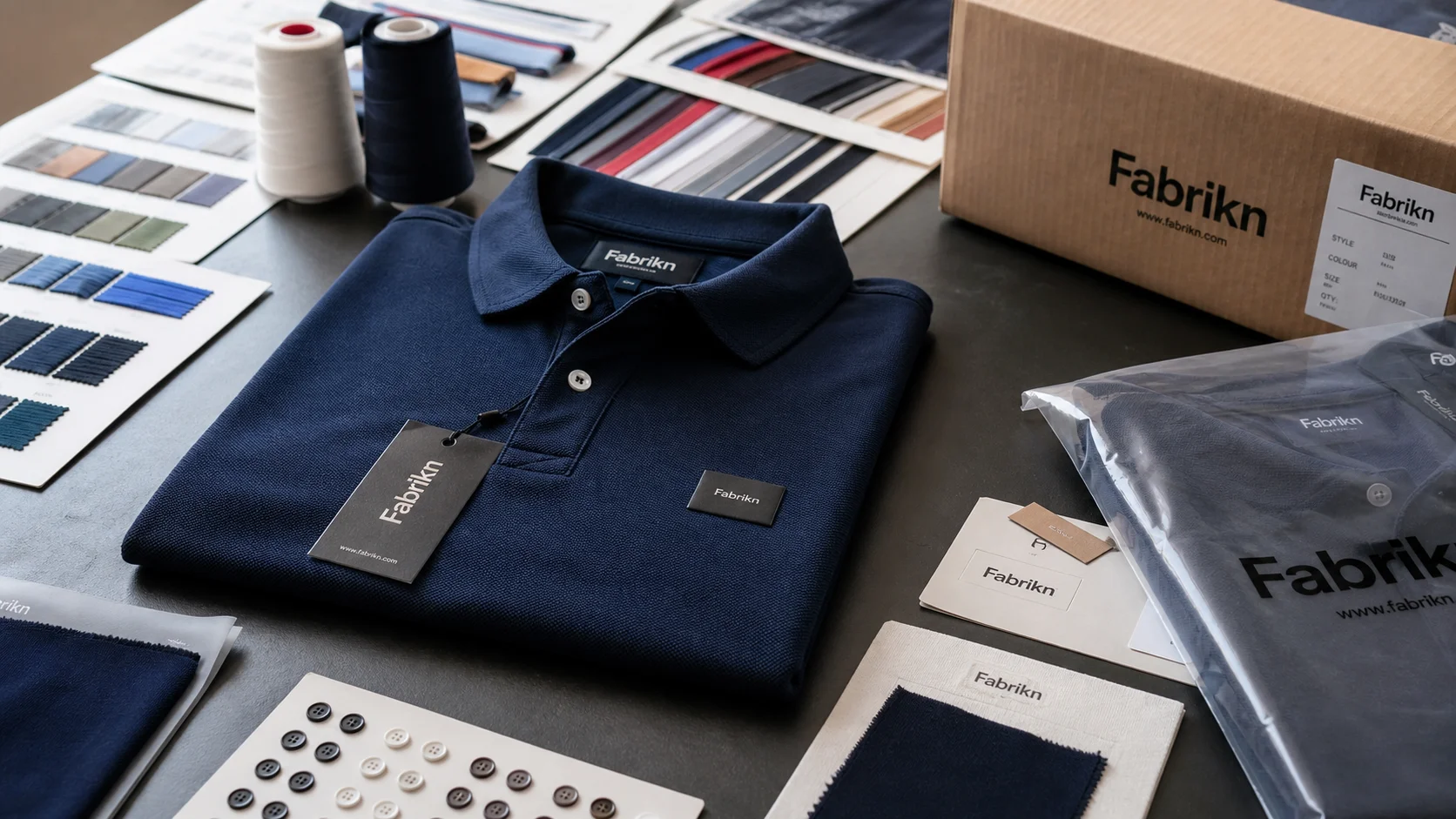 Branded Thank-You Cards for Clothing Parcels