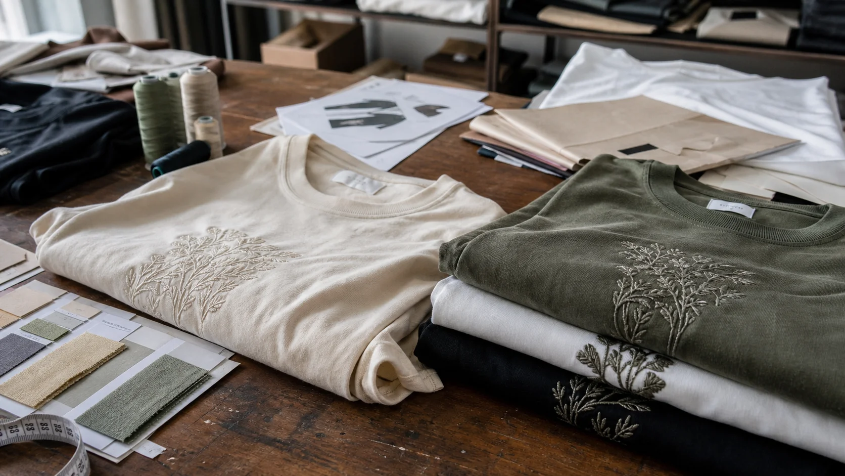 Embroidered Private Label Tee Costs for Brands