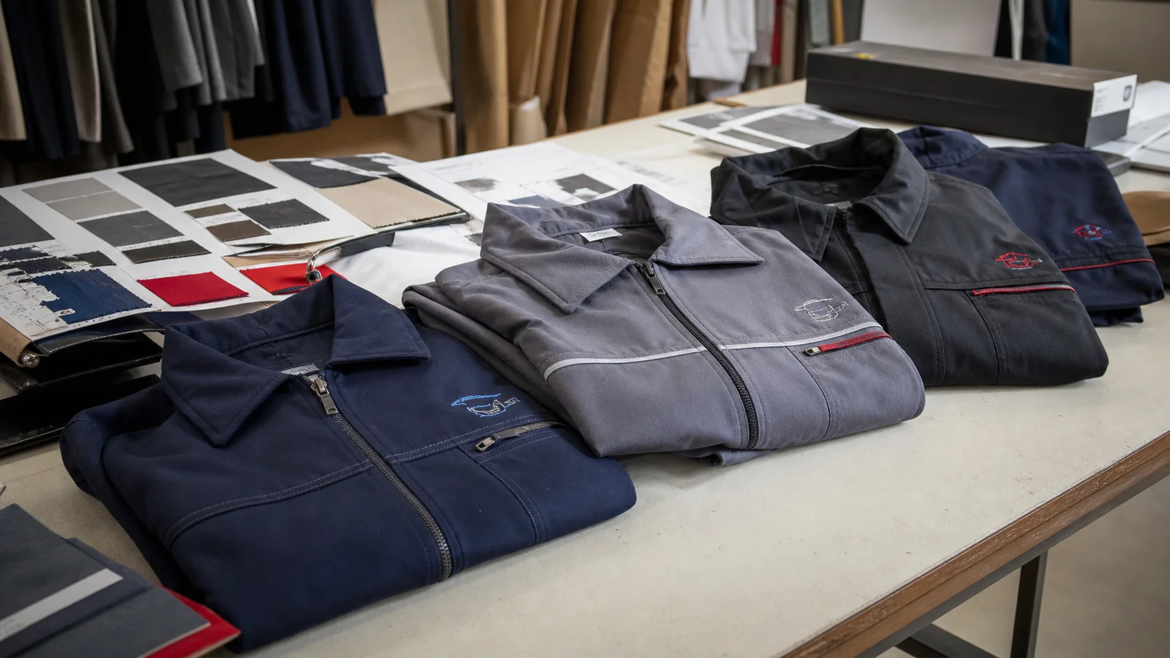 Embroidered Work Jackets for Wholesale Buyers